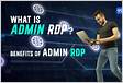 What is Admin RDP Benefits of Admin RD